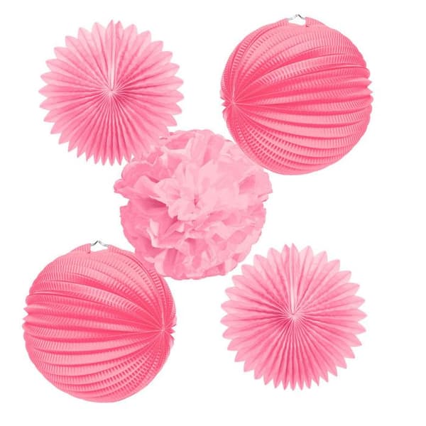 DIY Rosa Lanterns (5 stycken) - Creative Seed Rose