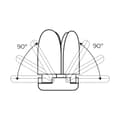 Pikkukuva 6 / 7: LED-lamppu EDM 98907 Leaf 30 W 200 W E27 3000 lm 35 x 11,2 cm Eri suuntiin (6500 K)
