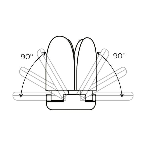 LED-lamppu EDM 98907 Leaf 30 W 200 W E27 3000 lm 35 x 11,2 cm Eri suuntiin (6500 K)