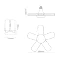 Miniatyrbillede 6 af 8: LED-lampe EDM 98909 45 W E27 4265 Lm Til flere retninger (6500 K)