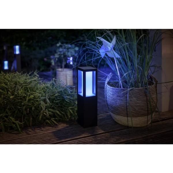 LED trädgårdslampa 16 W 1x integrerad LED Philips Lighting Impress 17431-30-P7 svart