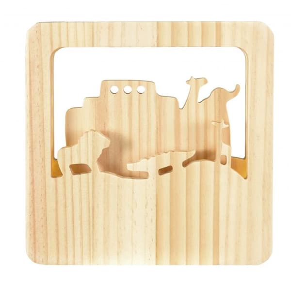 Egmont Toys - Noah's Ark nattlampa i trä
