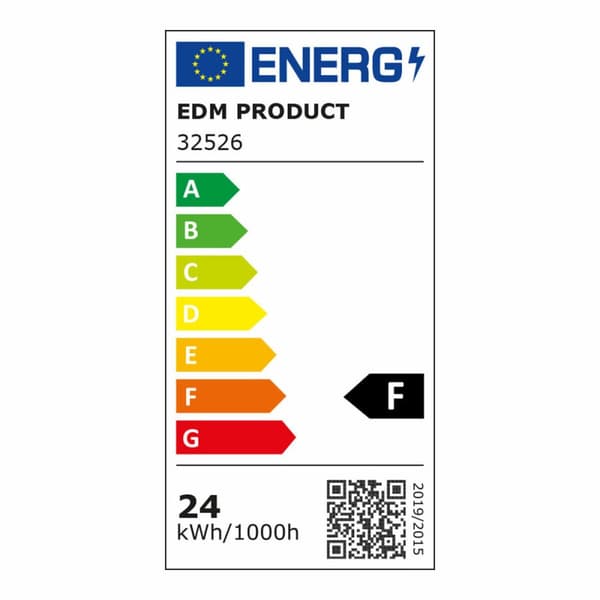 LED-loftlampe EDM 32526 F 100 W 24 W (6500 K)
