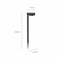 Miniatyrbillede 4 af 4: Solcelle-havelys Philips Vynce 1,5 W 10,5 x 13,5 x 54 cm Sort Plastik Firkantet (2700 K) (Varm hvid) (1 enheder)
