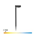 Miniatyrbillede 2 af 4: Solcelle-havelys Philips Vynce 1,5 W 10,5 x 13,5 x 54 cm Sort Plastik Firkantet (2700 K) (Varm hvid) (1 enheder)
