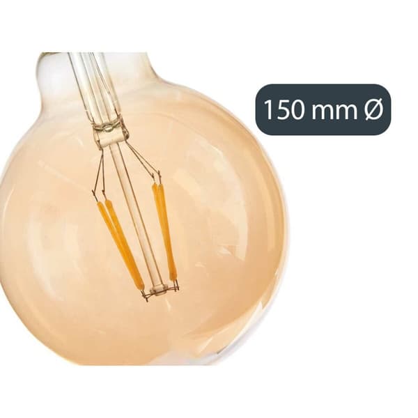 LED-lamppu Vintage E27 Läpinäkyvä 4 W 14 x 19 x 14 cm (12 osaa)
