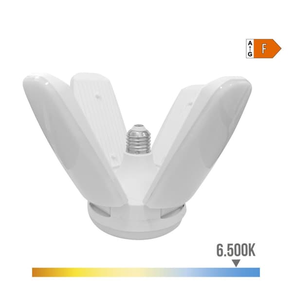 LED-lampe EDM 98907 Leaf 30 W 200 W E27 3000 lm 35 x 11,2 cm Til flere retninger (6500 K)