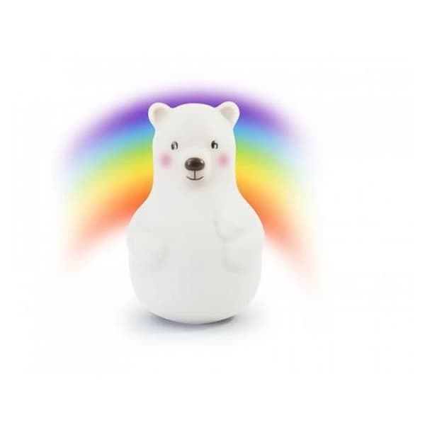 Nattljus - PABOBO - Lumicolor Bear - Upptäcker färger - Varmvitt ljus - USB uppladdningsbar