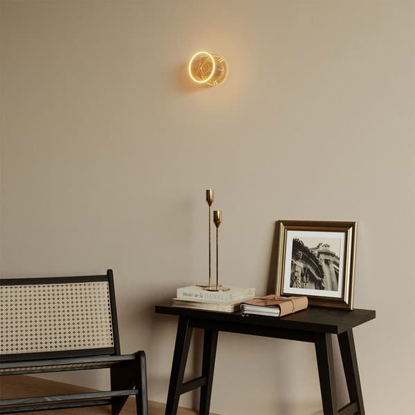 Creative Cables Ghost Vägglampa Med Mini Rökt Glödlampa