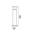 Miniatyrbild 2 av 2: TOWER PT1, plint H60, Ideal Lux
