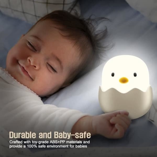 Baby nattlampa - NOVHILL - Chick - USB uppladdningsbar - Gul - Mjukt ljus
