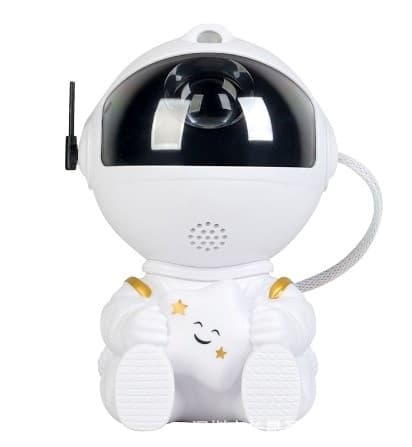 Lysende Astronaut Galaxy Lampe/Stjerneprojektor Med Stjernehimmel
