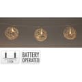 Pikkukuva 2 / 2: LED-valokranssi Lifetime Hopeinen Joulupallot