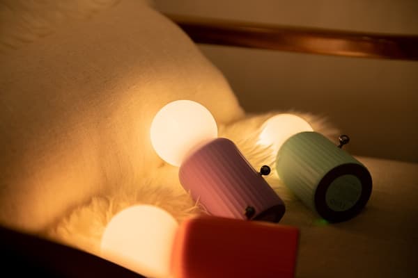 LL-lampe med direkte oplader Pink trådløs