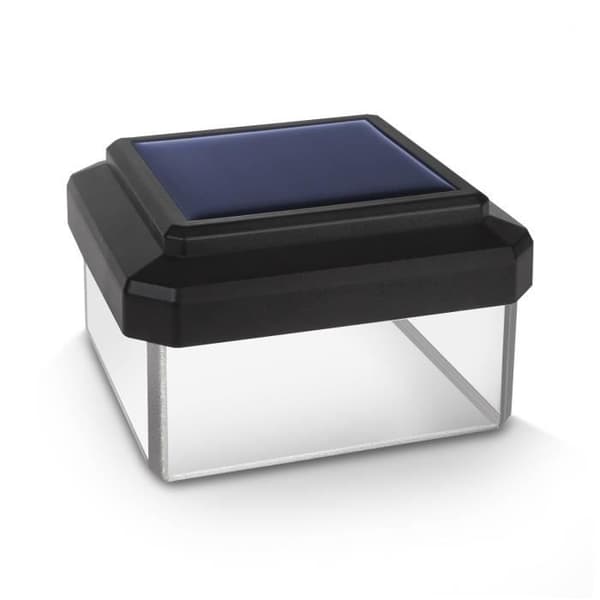 Universal solcellslampa för trädgårdsstolpe 81 x 81 x 60 mm
