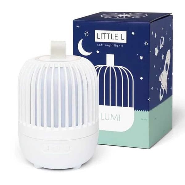 Musikalisk nattlampa och projektor - LUMI - Lumi White - Unisex - 0 månader - Födelse - Batterier - Plast