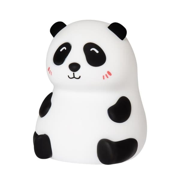 Panda ljus nattlampa i silikon - Little L - Uppladdningsbar USB - Flerfärgad