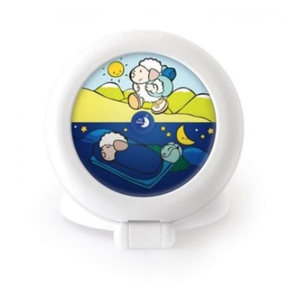 Kid'Sleep Educational barnväckarklocka - Claessens'Kids - Musical Night Light - Dag/Natt - Nomad White