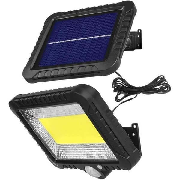 Solar strålkastare LED-lampa med rörelsesensor IP44 5W 400lm 6000K kallvit MCE438