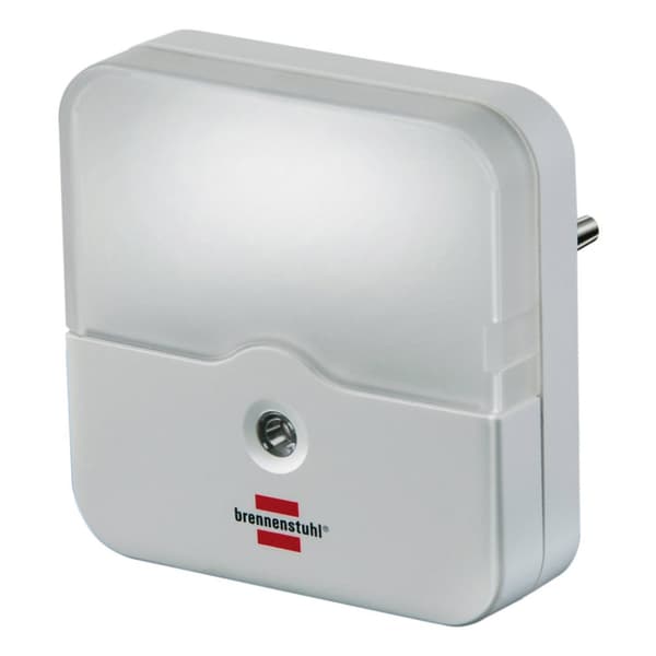 Brennenstuhl Square LED Orienteringslys / Natlys Med Twilight Sensor Hvid