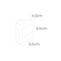 Miniatyrbild 2 av 3: GENERISK - Led nattlampa 0,5w 5lm 4000k Square Daylight 6,5x4,5x6,5cm Edm