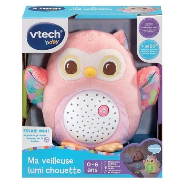 VTECH MY PINK OWL LUMI NATTLJUS
