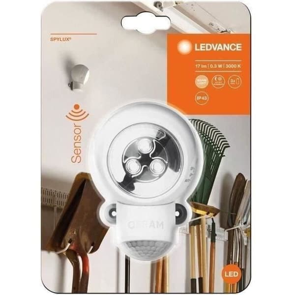 LEDVANCE Spylux LED Sensor Nattljus - Vit