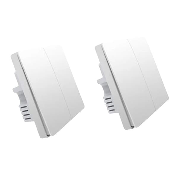 Smart lyskontakt, ZigBee kommunikation, 2 kontrolkanaler,2X INGEN neutral 2nøgle