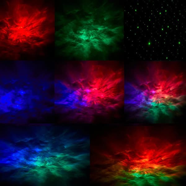 Stjärnprojektor - Nattlampa LED Galaxy projektorlampa - Astronaut med Gitarr