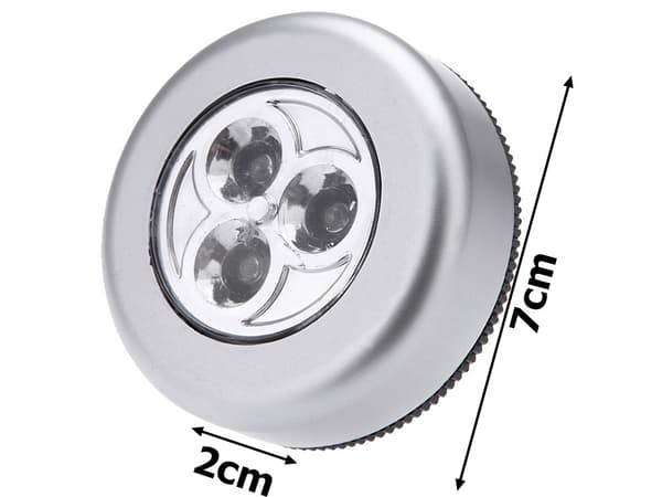 Batteridrevet trådløs Stick Touch-lampe