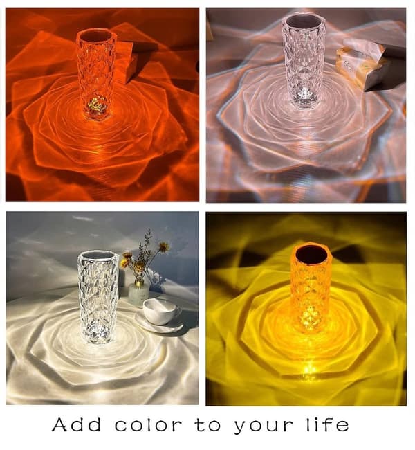 LED NAT LAMPE CRYSTAL TIKTOK RGB TRÅDLØS