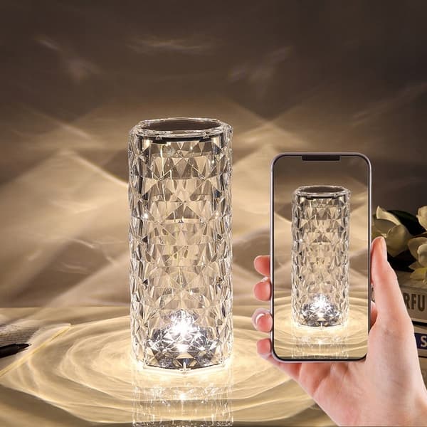 LED NAT LAMPE CRYSTAL TIKTOK RGB TRÅDLØS