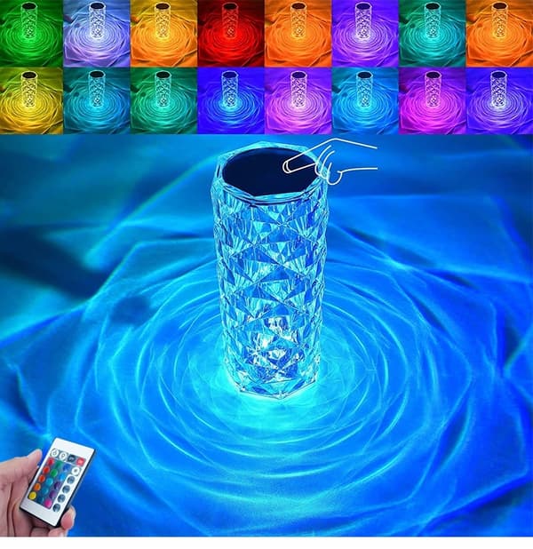 LED NAT LAMPE CRYSTAL TIKTOK RGB TRÅDLØS