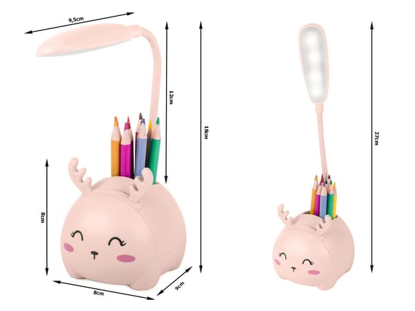 LED bordlampe med organisering