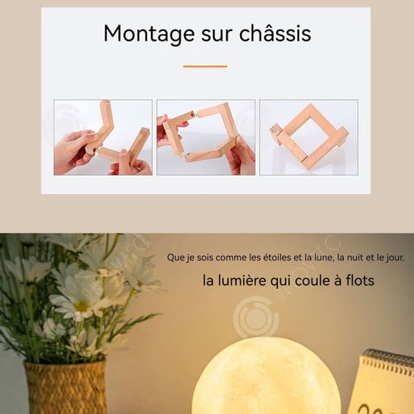 INN Moon Night Light 3D LED Inomhusbelysning Nattljus Utomhus Barnomsorg USB Laddning Fjärrkontroll Switch Deco Luminai