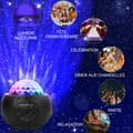Miniatyrbild 3 av 4: INN Star Sky-projektor för barn LED-nattlampa med Bluetooth-högtalare Nattlampa med fjärrkontroll Galaxy-projektor