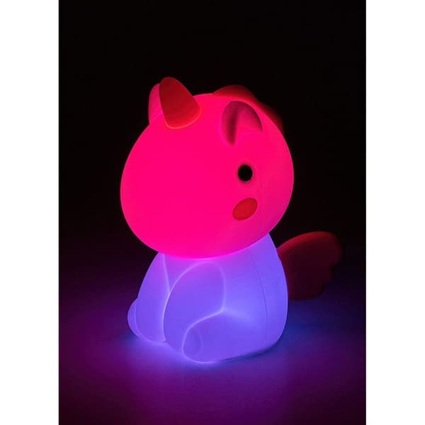 Barnlampa Rabalux, unicorn, LED RGB, varm vit, IP20, Unicoo