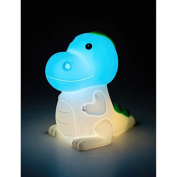 Barnlampa Rabalux, dinosaurie, LED RGB, varmvitt, IP20, Unicoo