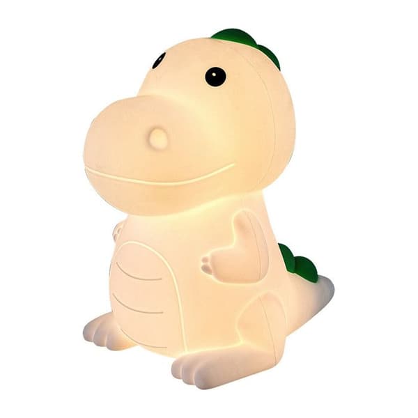 Barnlampa Rabalux, dinosaurie, LED RGB, varmvitt, IP20, Unicoo