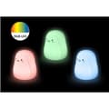 Miniatyrbild 4 av 4: LED RGB dekorativa nattlampor med batteri Rabalux Baloo 0,4W - vit - 12x16,5x11,5 cm