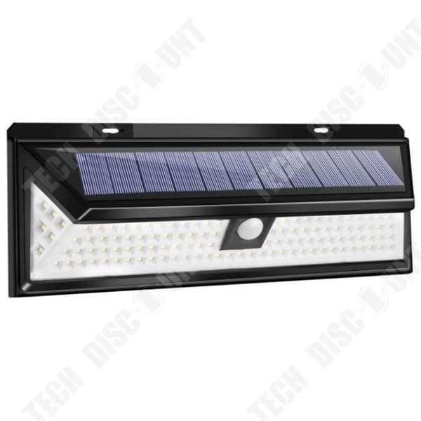 TD® 118 LED Solar Lamp Utomhus Vattentät IP65 Solar Light med fjärrkontroll och rörelsesensor för Garden Yard Gar