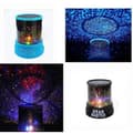 Miniatyrbild 2 av 4: CONFO Night Light Stars Nattlampa vid sängkanten Star Sky Projektor Taklampa för barn Julklappar, svart ljus