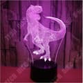 Miniatyrbild 2 av 4: TD® Small Dinosaur 3D bordslampa, färgglad Touch Stereo Vision