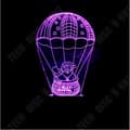 Miniatyrbild 2 av 4: TD® Julklapp 3D Liten Bordslampa Santa Claus Ball Touch Fjärrkontroll 3D Nattljus