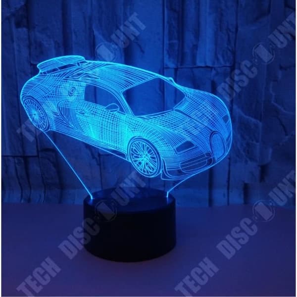 TD® Sports Car 3D Night Light