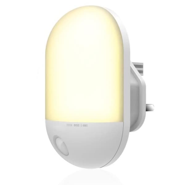 TD® LED nattlampa, Techole automatisk plug-and-play väggmonterad nattlampa med skymningssensor, barns nattlampa barnbelysning för sovrum
