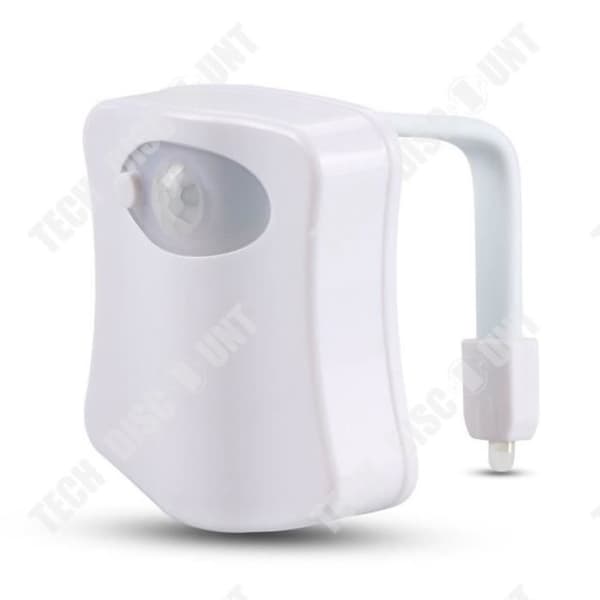 TD® Toalettlampa Nattlampa LED Rörelsesensor Belysning för WC- Skålsits- Badrum- Skåp- Handfat- Hink