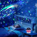 Miniatyrbild 4 av 4: TD® projektionslampa Nattljus Baby Star projektionsljus Barnsänglampa med 360 graders för bebis födelsedagspresent-