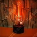 Miniatyrbild 3 av 4: TD® 3D Guitar USB Färgglad nattljus 3D visuellt ljus