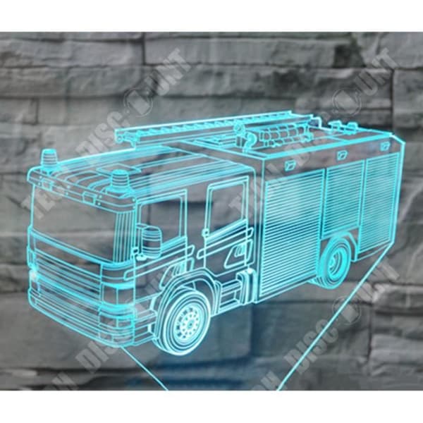 TD® Colorful Touch 3D nattljus MO-91